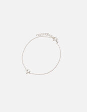 Sterling Silver Wishbone Bracelet, , large