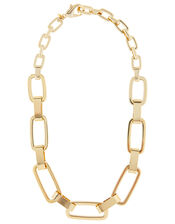 Gold-Plated Chunky Link Necklace, , large