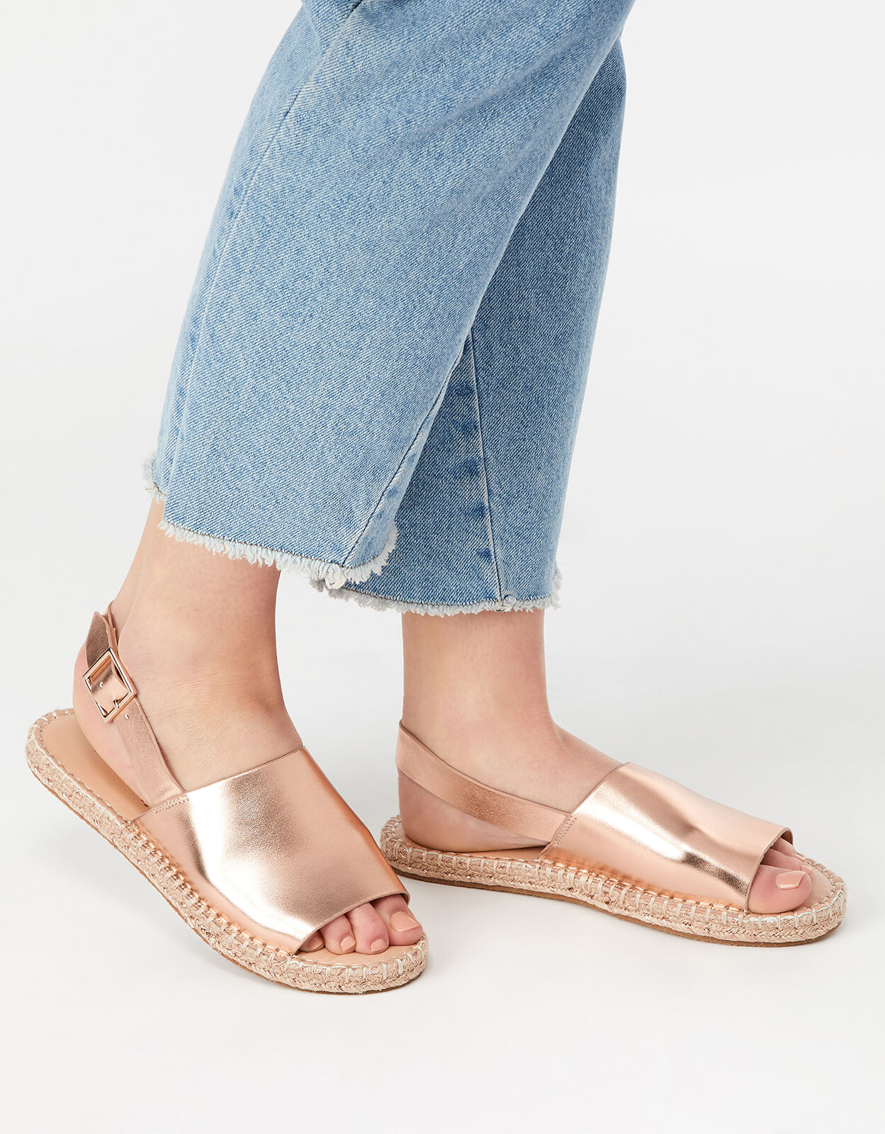 Rose best sale gold espadrilles