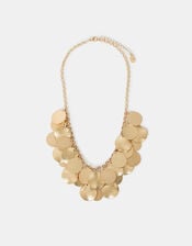Layered Disc Necklace, , large