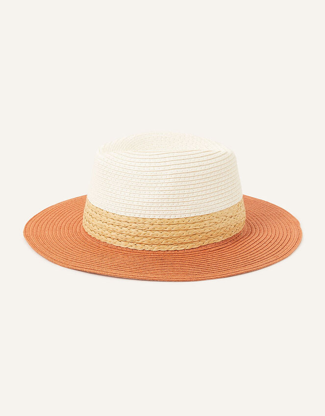 Colourblock Fedora, , large