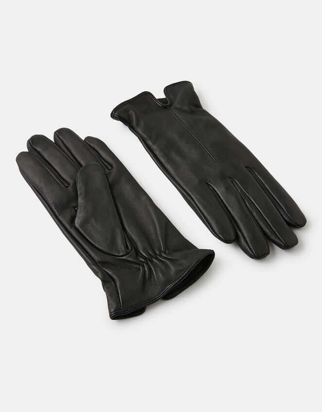 Luxe Leather Gloves Black | Gloves | Accessorize UK