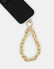 Pearl Beaded Chain Wrist Phone Strap, , large