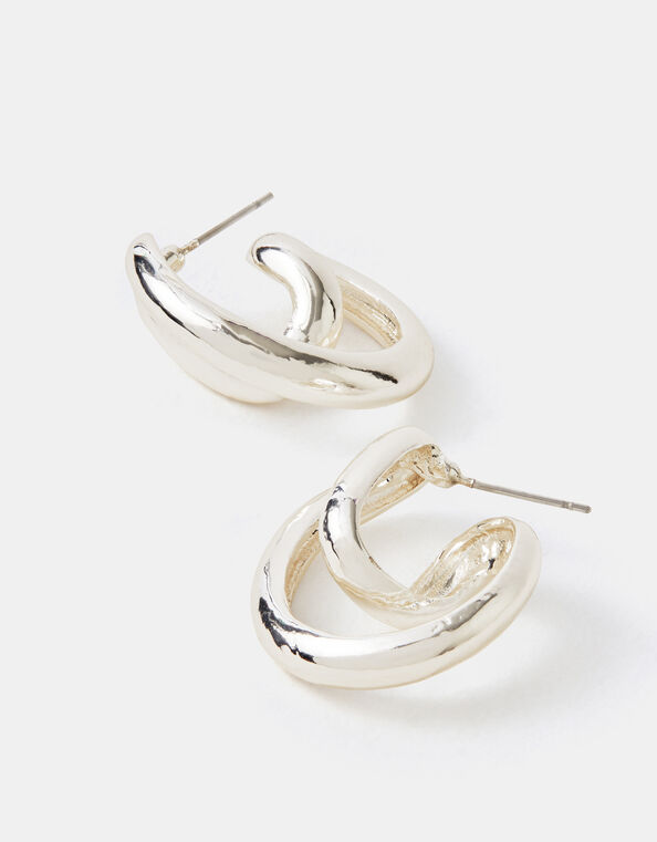 Swirl Hoop Earrings, , large
