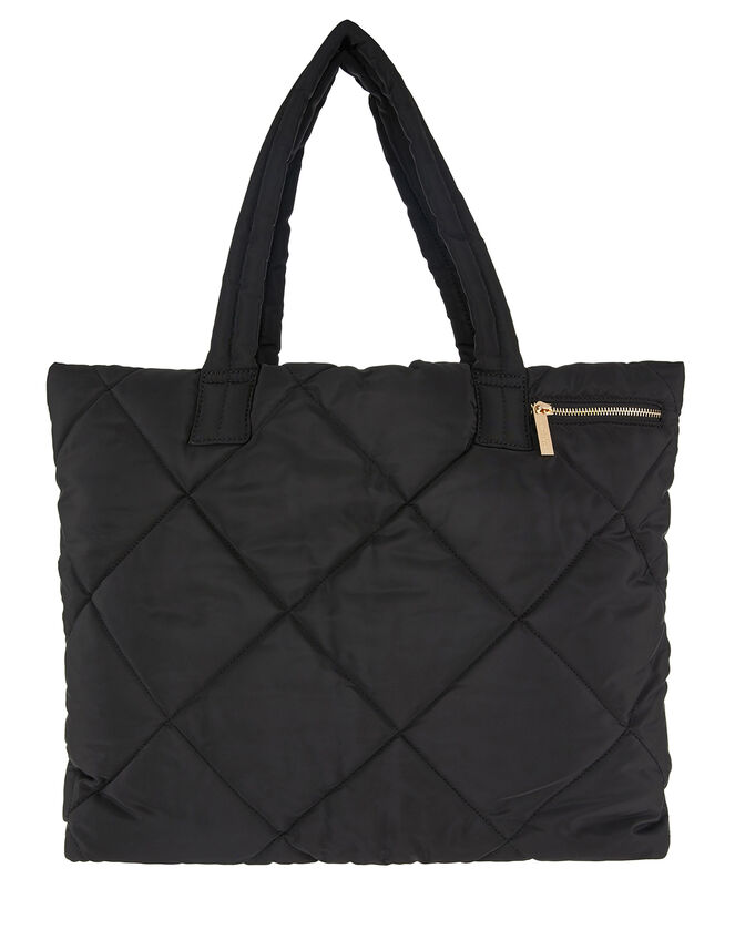 Quilted Tote Bag, , large