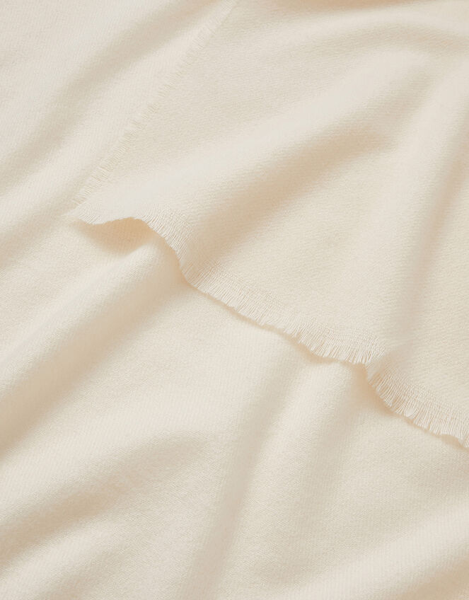 Grace Super-Soft Blanket Scarf, Natural (NATURAL), large