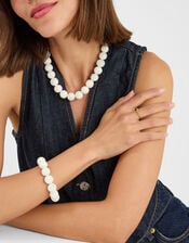 Resin Orb Bead Necklace, , large