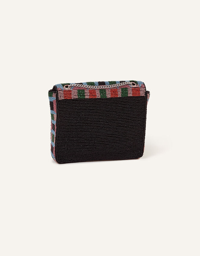 Geometric Beaded Chain Bag, , large