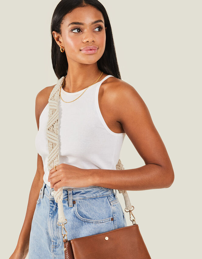 Macrame Bag Strap, , large