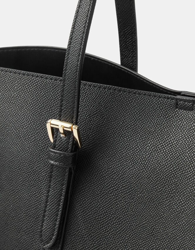 Buckle Strap Laptop Tote Bag, , large