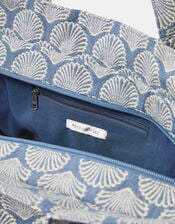 Shell Print Weekend Bag, , large