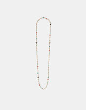 Long Bead Station Necklace, , large