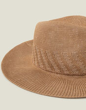 Packable Fedora, Tan (TAN), large