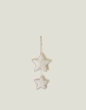 Embellished Two Star Christmas Tree Decoration, , large
