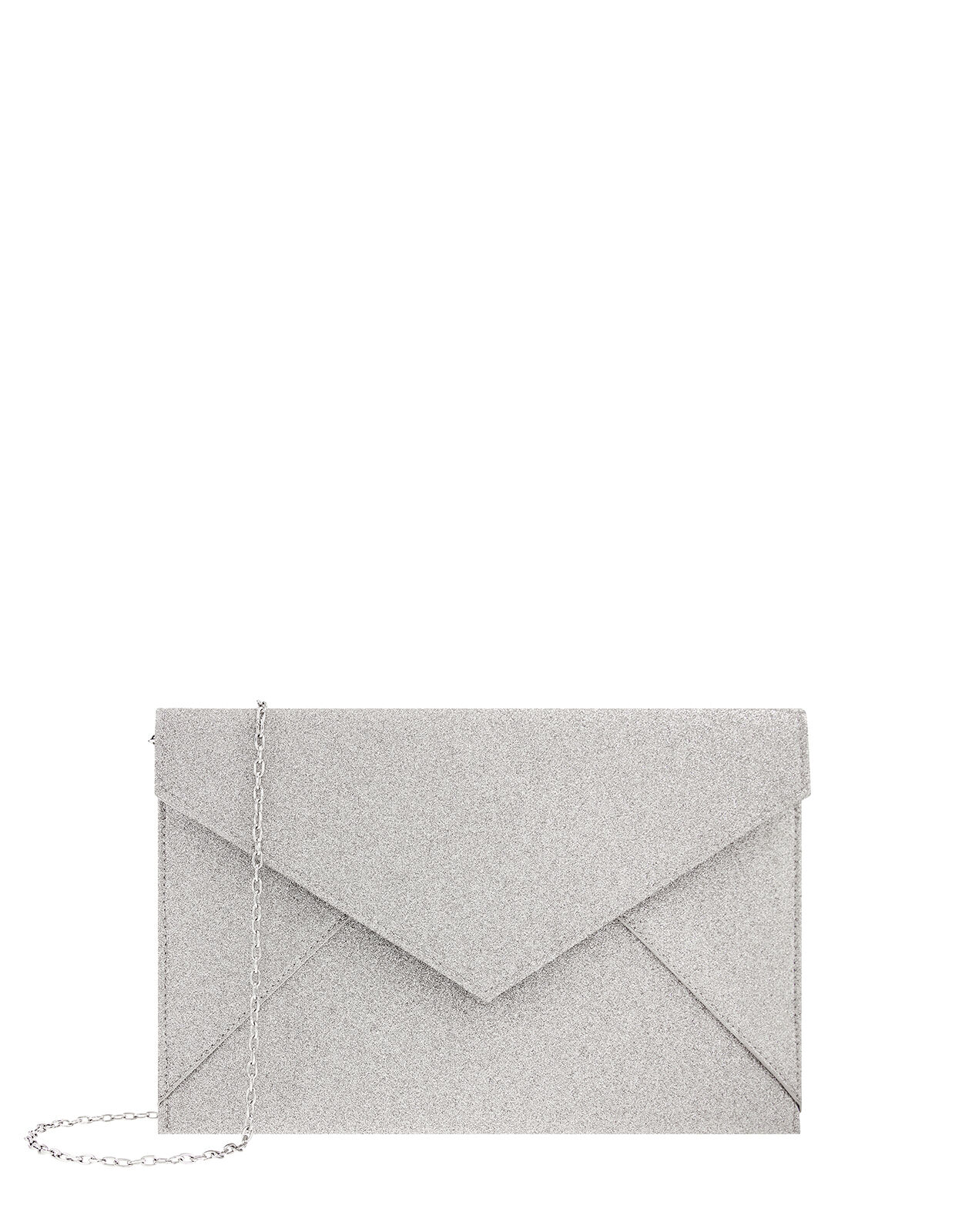 Silver envelope clutch clearance bag