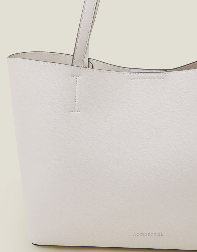 Leo Tote Bag White Tote & Shopper bags Accessorize UK