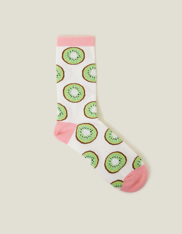 Kiwi Print Socks, , large