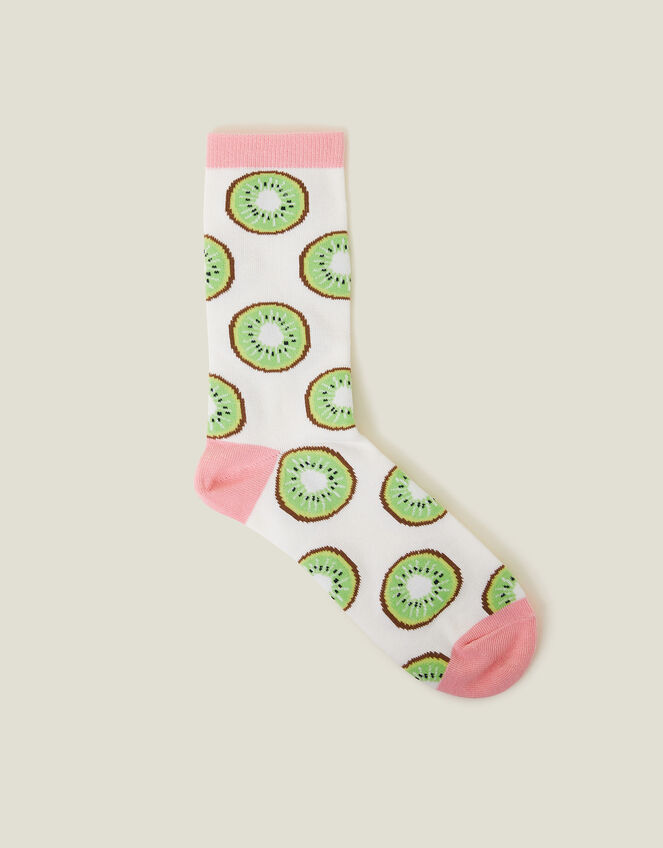 Kiwi Print Socks, , large