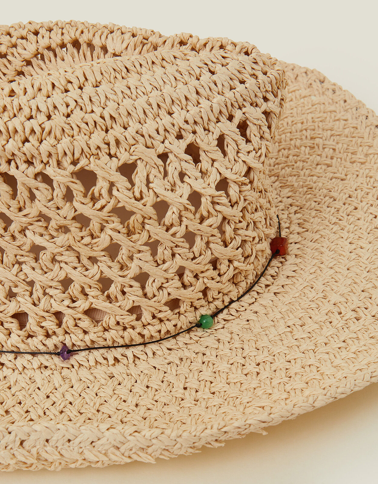 Loose Weave Straw Hat Natural