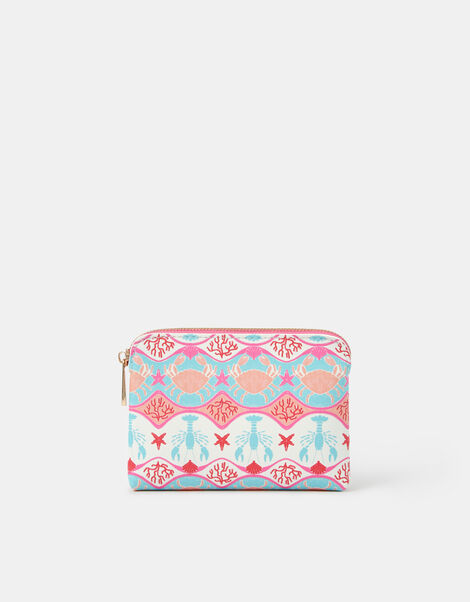 Crab Print Coin Purse, , large