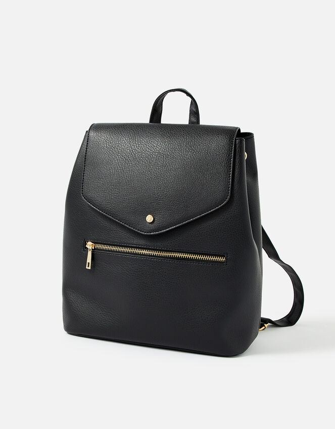 Kylie Drawstring Backpack, Black (BLACK), large