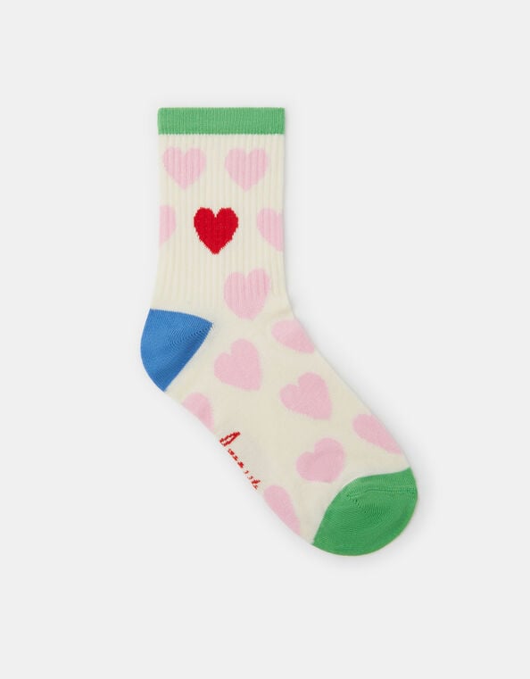 Amore Heart Socks, , large