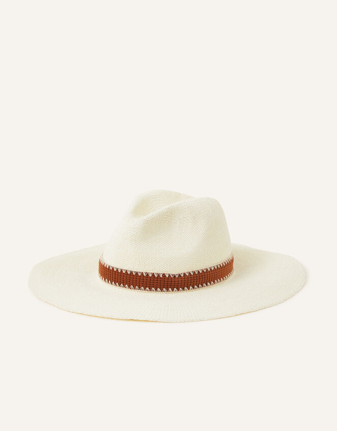 Geometric Band Fedora, , large