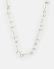 14ct Gold-Plated Multi Stone Necklace, , large