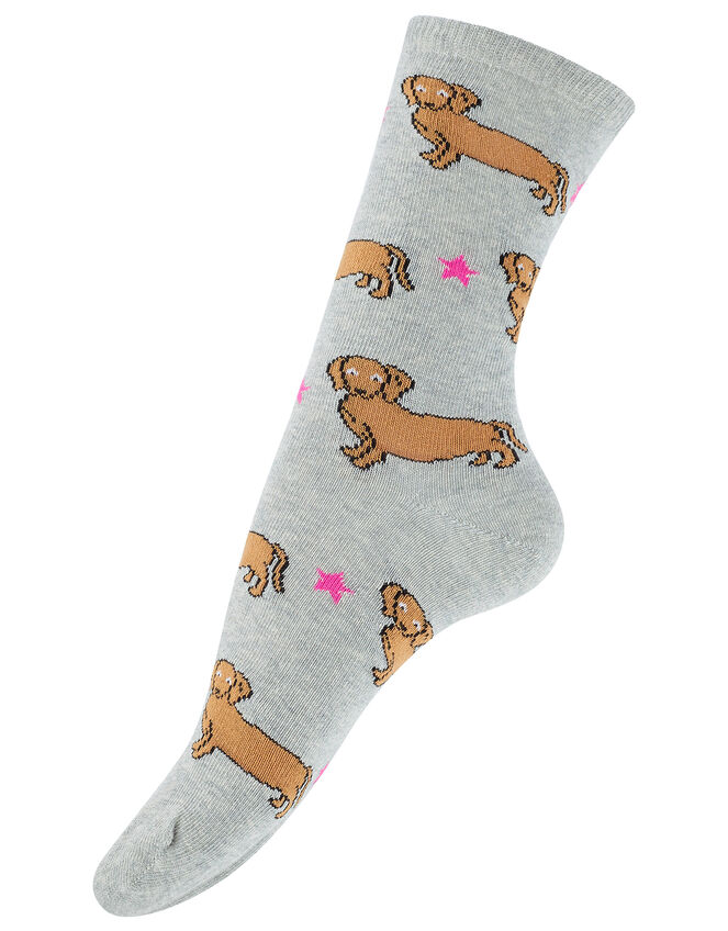Sausage Dog Ankle Socks, , large