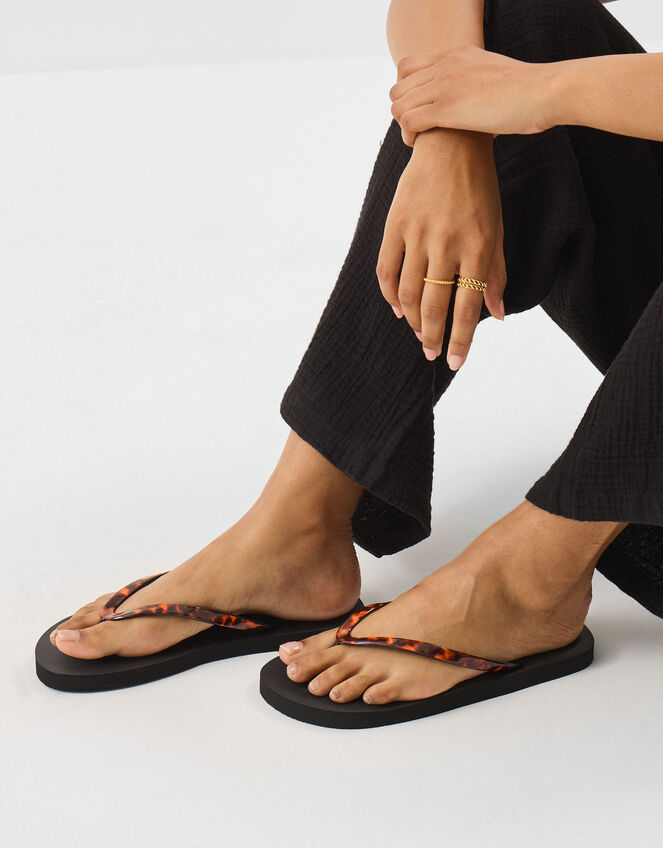 Tort Flip Flops, Black (BLACK), large