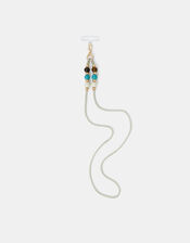 Metallic Bead Phone Strap, , large