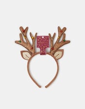 Christmas Reindeer Antlers Headband, Brown (BROWN), large