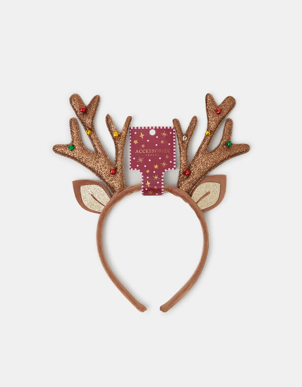 Christmas Reindeer Antlers Headband, Brown (BROWN), large