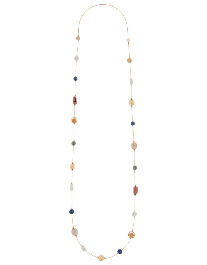 Beaded Rope Necklace with Matching Bracelet, , large