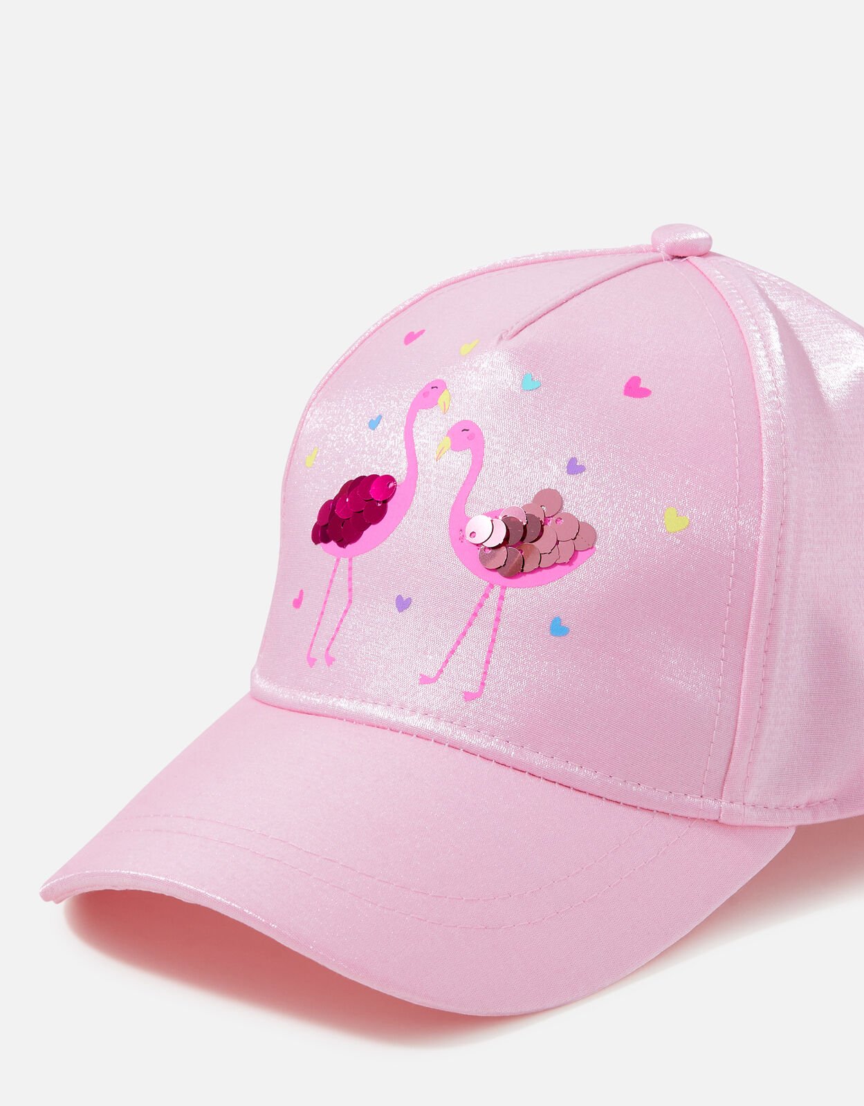 Girls pink sales baseball cap
