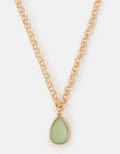 Gemstone Pendant Necklace, , large