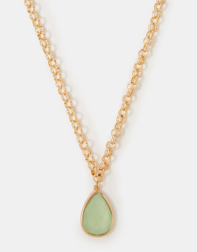 Gemstone Pendant Necklace, , large