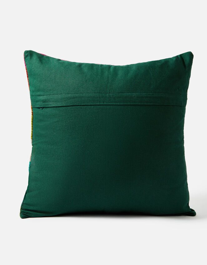 Rainbow Wave Embroidered Cushion Cover, , large