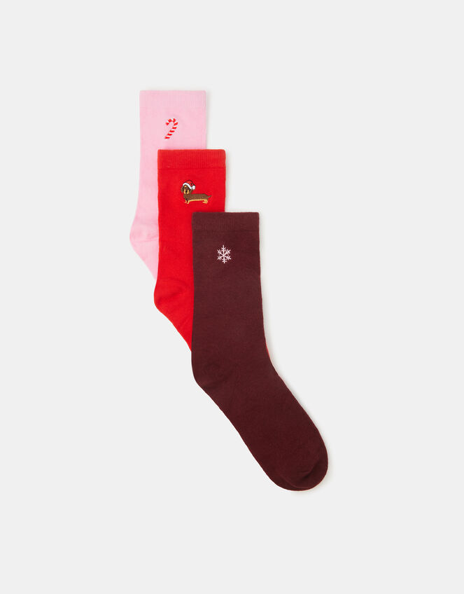 3-Pack Christmas Socks, , large