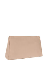 Jane Leather and Suede Clutch Bag, , large