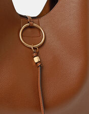 Ring Tassel Shoulder Bag, , large