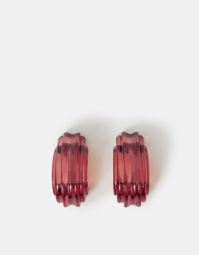 Extra Chunky Resin Hoop Earrings, , large