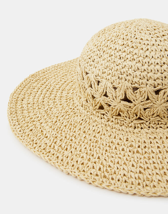 Loose Weave Floppy Hat, , large