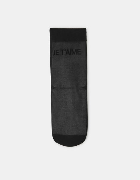 Je T'aime Sheer Socks, , large