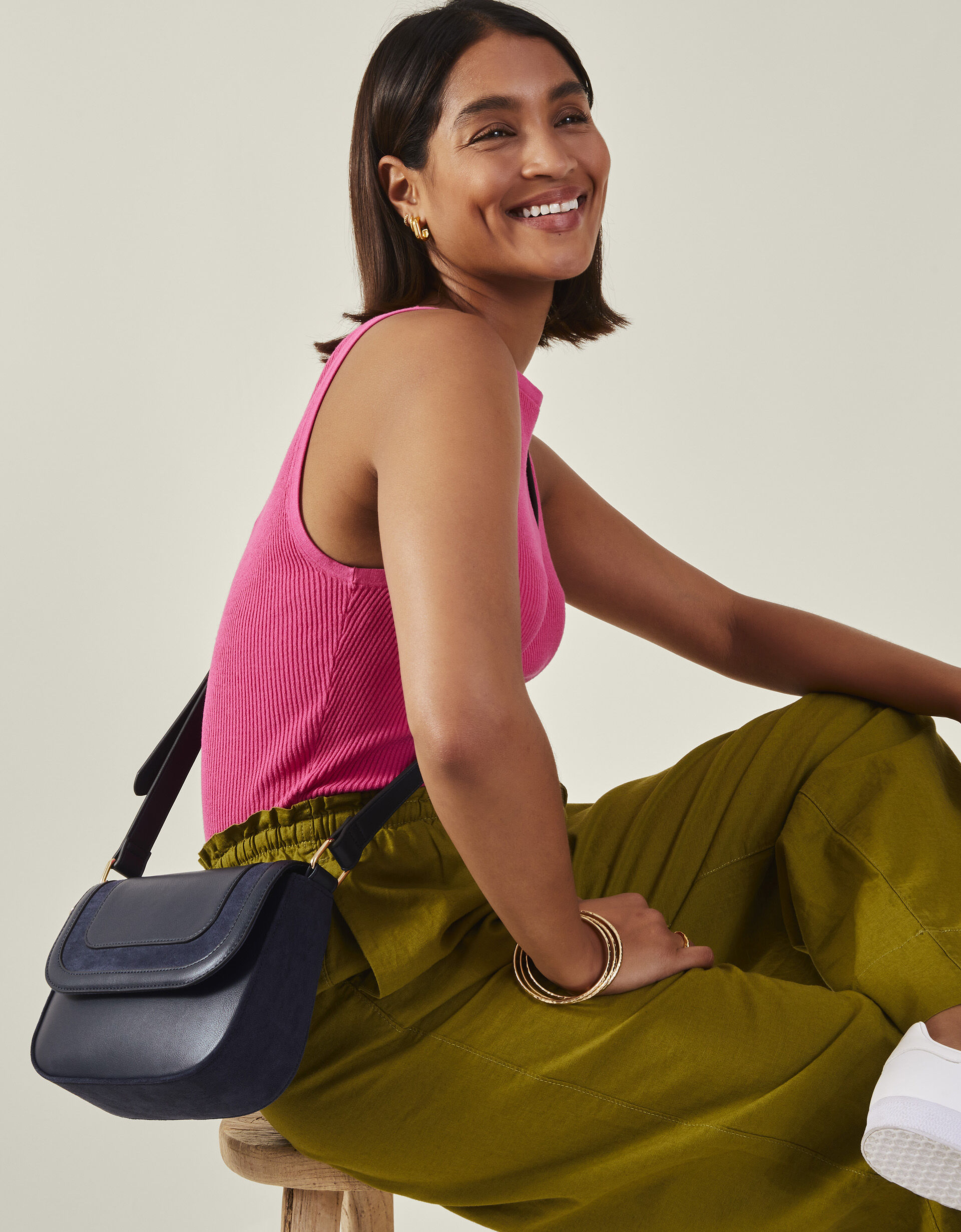 Accessorize navy bag hot sale