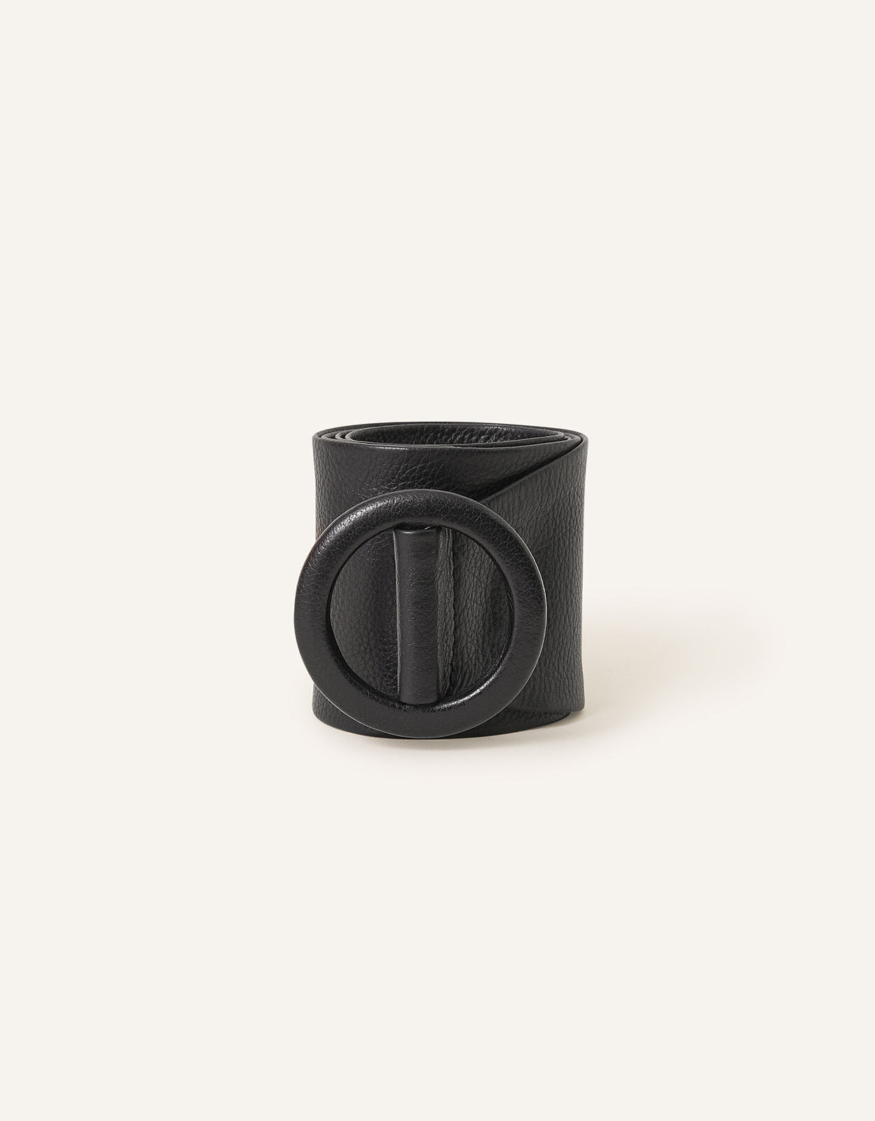Leather Soft Wide Waistbelt Black Sale Accessories Accessorize UK