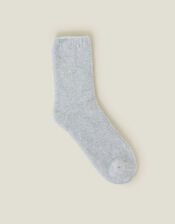 Sparkle Chenille Bed Socks, Grey (GREY), large