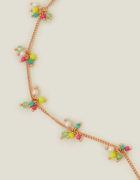 Girls Beaded Cluster Necklace, , large