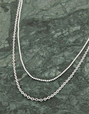 Sterling Silver Layered Necklace , , large