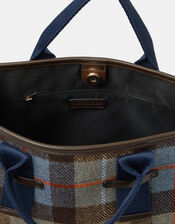 Check Print Handheld Bag, , large